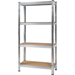 Стеллаж Malatec 2720 (Silver/Wood)