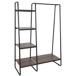 Sistem de depozitare Mobhaus Robyn (Black/Walnut) Thumb