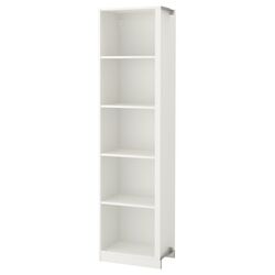 Дополнительный угловой модуль Ikea Pax 4 полки 53x35x201 (Белый)