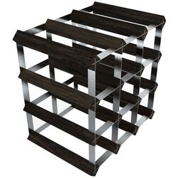 Raft pentru vin RTA Wine0071 12btl (Black Ash/Inox)