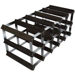 Suport pentru vin RTA Wine0072 15btl (Black Ash/Inox)