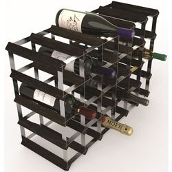Suport pentru vin RTA Wine0073 30btl (Black Ash/Inox) Thumb