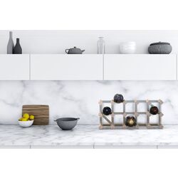 Suport pentru vin RTA Wine0120 Natur 15btl (Wood/Inox) Thumb