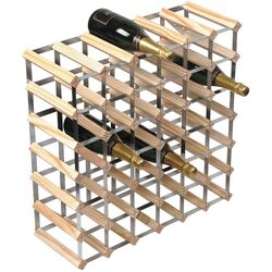 Suport pentru vin RTA Wine3022 Natur 42btl (Wood/Inox) Thumb