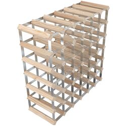 Suport pentru vin RTA Wine3022 Natur 42btl (Wood/Inox)