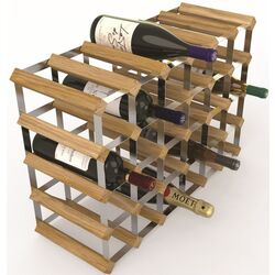 Suport pentru vin RTA Wine7100 30btl (Light Oak/Inox) Thumb