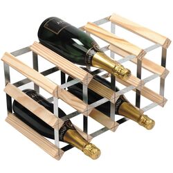 Suport pentru vin RTA Wnrk4000 Natur 12btl (Wood/Inox) Thumb