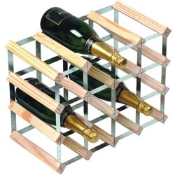 Suport pentru vin RTA Wnrk4003 Natur 16btl (Wood/Inox) Thumb