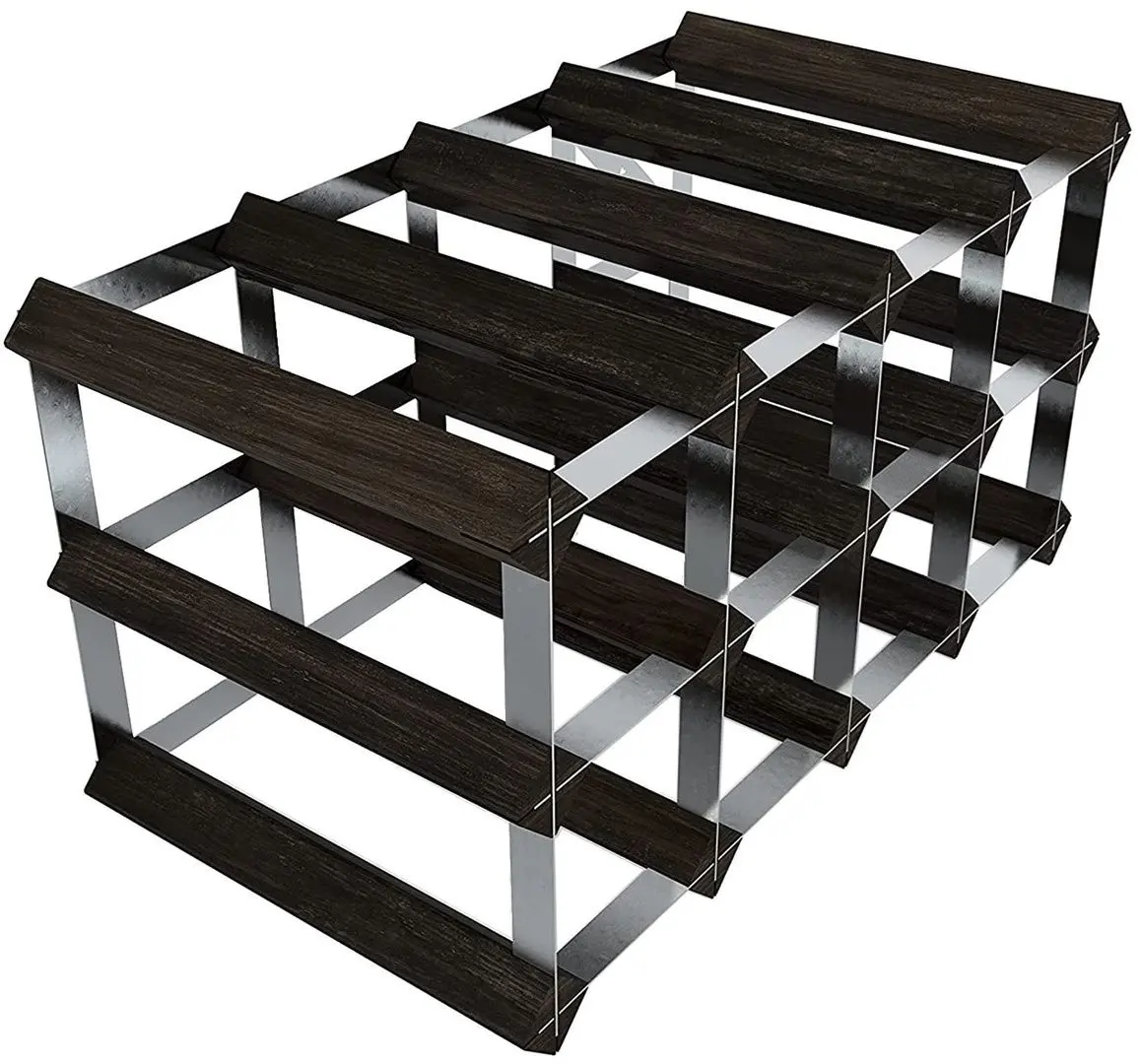 Винная подставка RTA Wnrk4150 12btl (Black Ash/Inox)