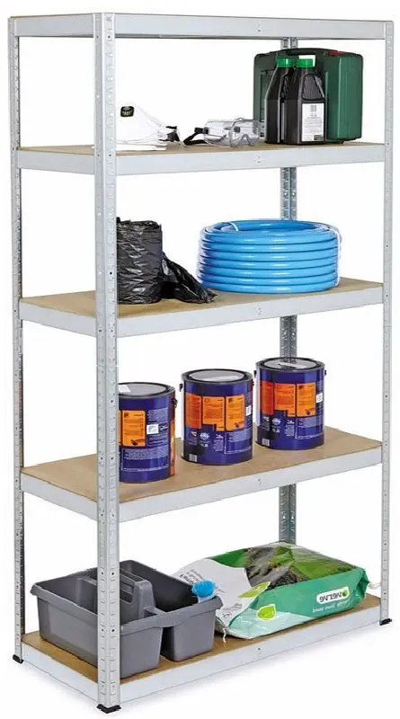 Стеллаж SDGroup max.100 180x100x30 cm (Galvanized Inox)