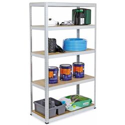 Стеллаж SDGroup max.100 180x90x35 cm (Galvanized Inox) Thumb