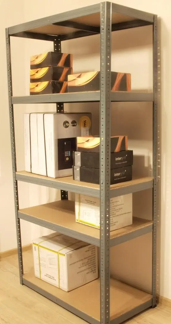 Стеллаж SDGroup max.250 180x100x40 cm (Galvanized Inox) - 2