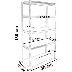 Etajera TopEshop G9040 (Silver) Thumb