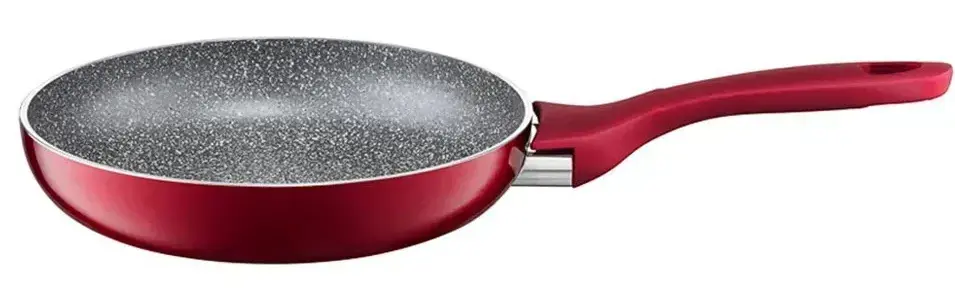 Сковорода Ambition Jasper Qualum Basic Stone 28cm (Red) - 2