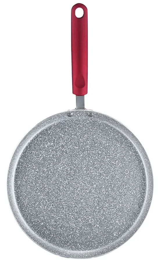 Сковорода для блинов Ambition Jasper Qualum Basic Stone Coating 25cm (Grey)