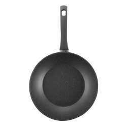 Сковорода-вок Ambiton Silverstone Qualum Basic Stone 28cm (Black) Thumb