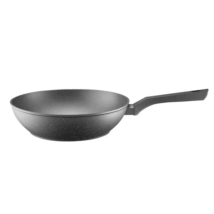 Сковорода-вок Ambiton Silverstone Qualum Basic Stone 28cm (Black)