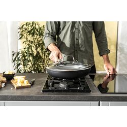 Tigaie Ballarini Alba 28cm (Black/Chrome) Thumb