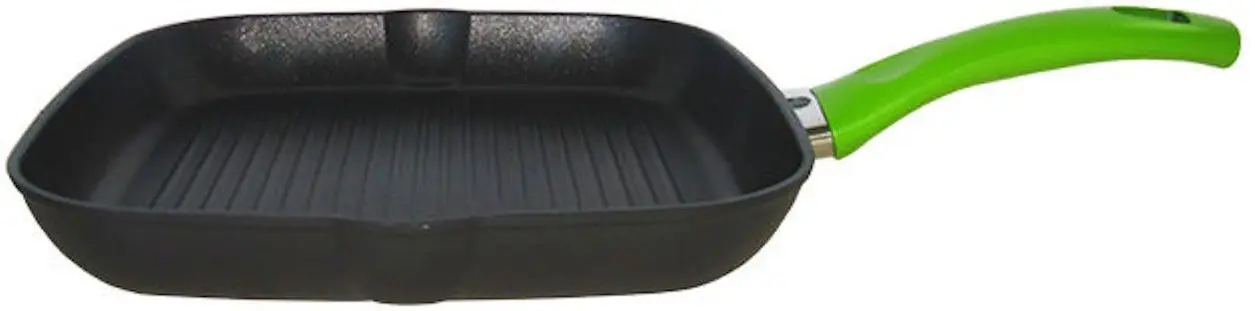 Сковорода гриль Ballarini Greenline 28X28cm  (Black/Green)