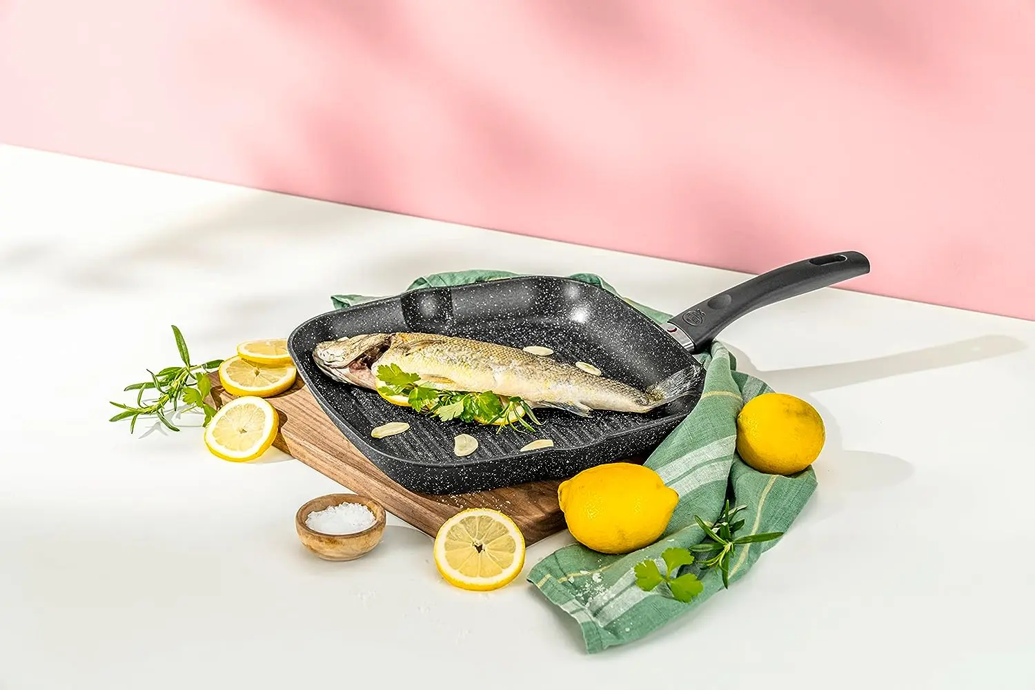 Tigaie-grill Ballarini Vipiteno 28x28cm (Granite)