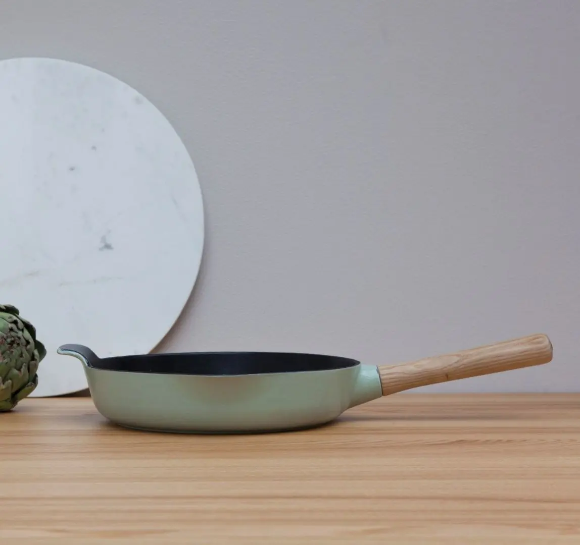 Сковорода чугунная Berghoff Ron 3900046 (Green/Wood)