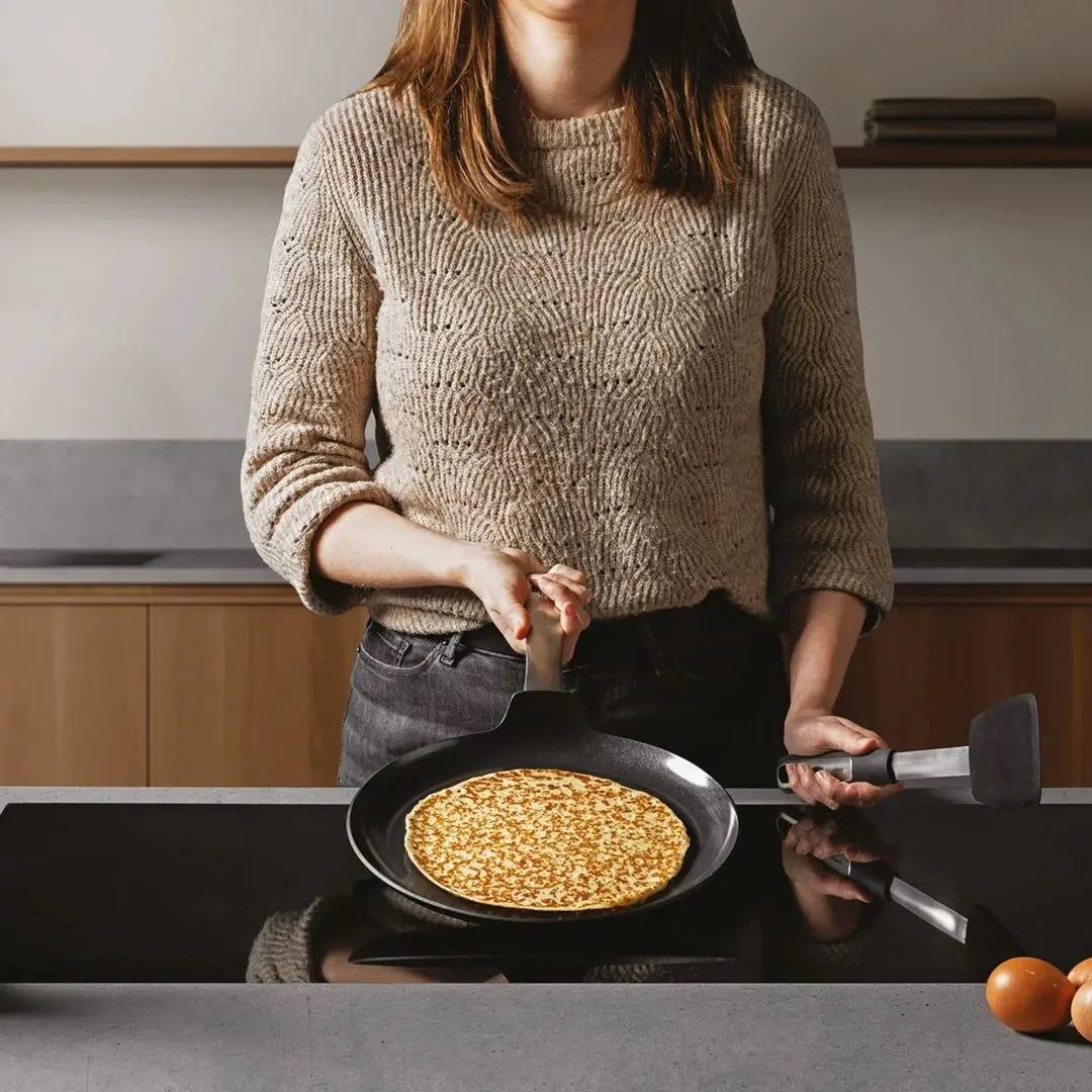 Tigaie pentru clatite Berghoff Graphite Leo 26cm (Black/Silver)