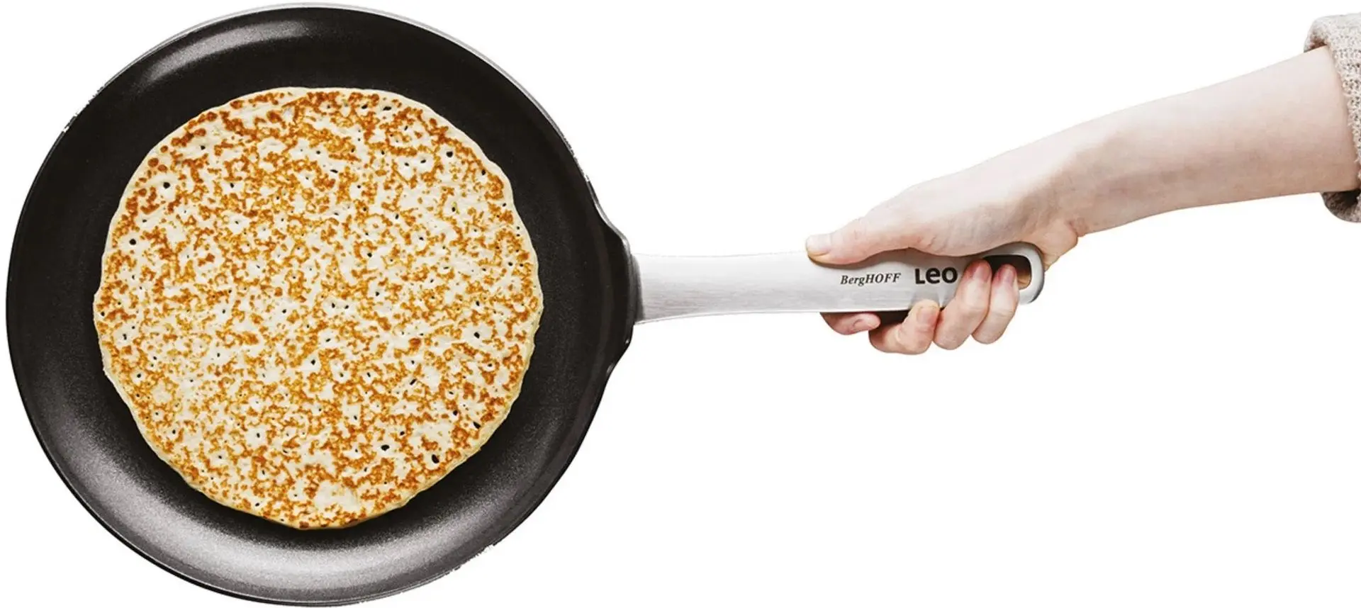Tigaie pentru clatite Berghoff Graphite Leo 26cm (Black/Silver)