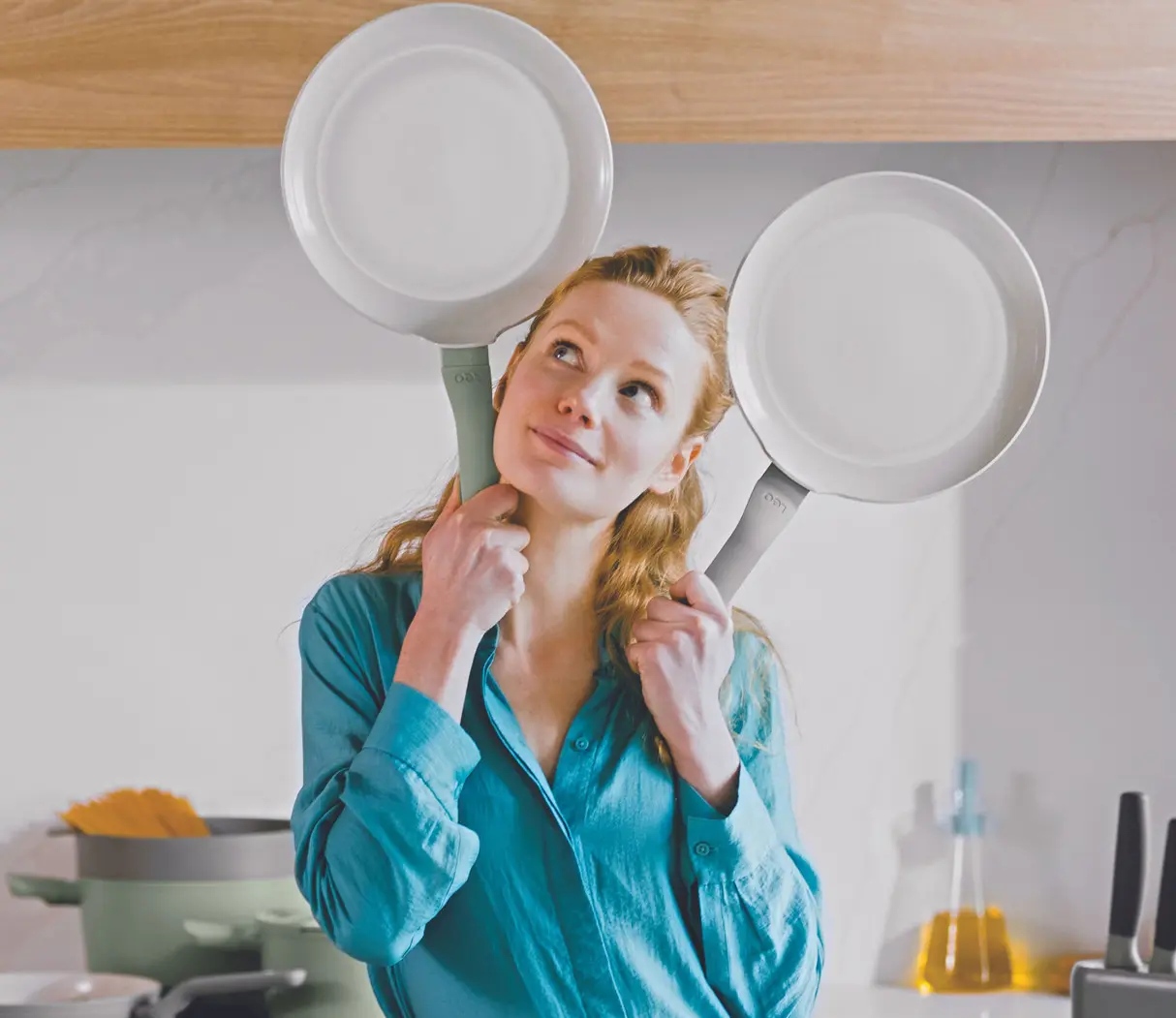 Tigaie pentru clatite Berghoff Leo Balance Moonmist 3950433 (Cream/Gray)