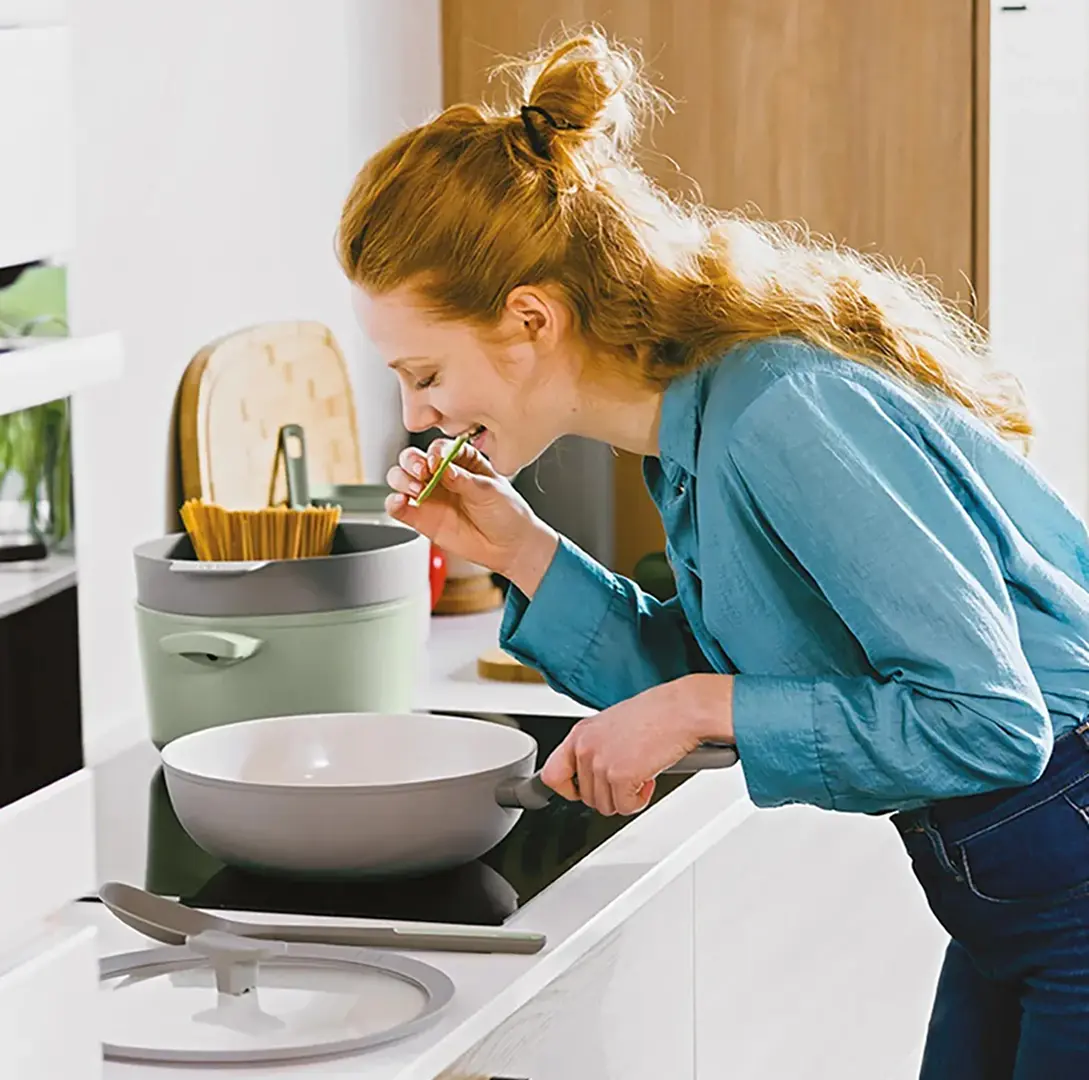 Tigaie-wok Berghoff Leo Balance Moonmist 3950432 (Gray)