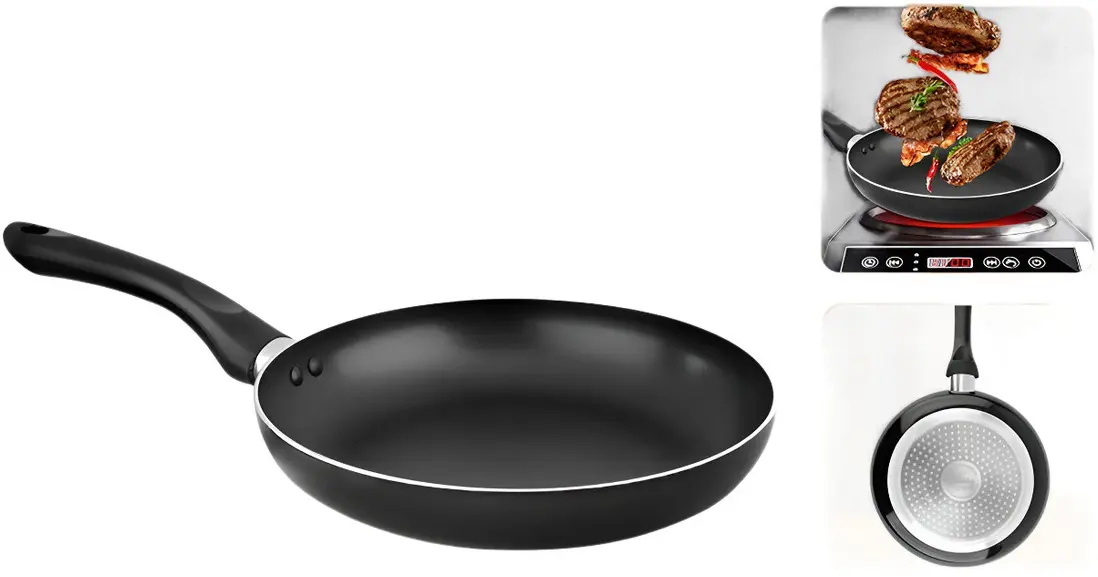 Сковорода Decakila KMEP010B 24cm (Black)