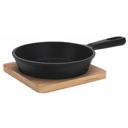 Сковорода чугунная Excellent Houseware 12.5cm (Black)