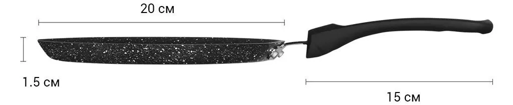 Tigaie pentru clatite Fissman Fiore 14291 (Black) - 3