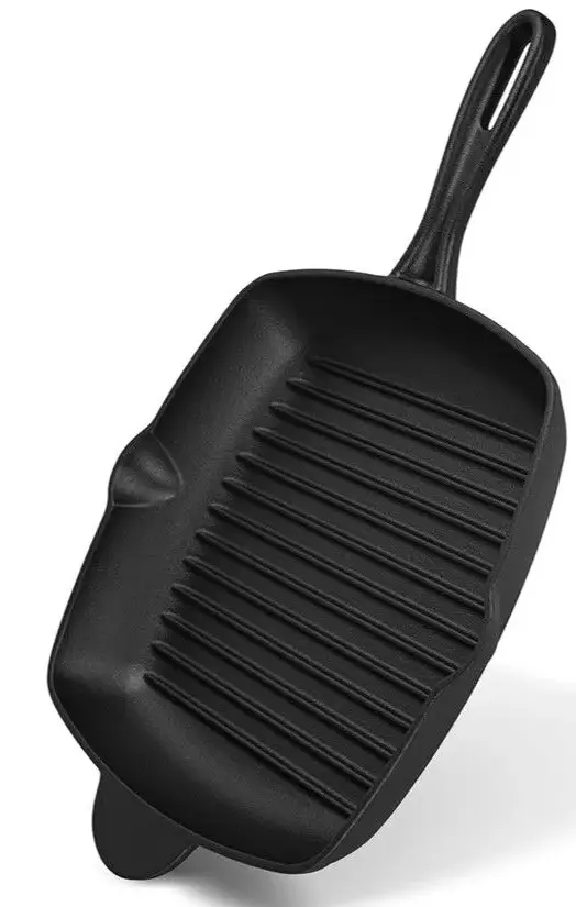 Сковорода-гриль Fissman 4151 27см (Black) - 4