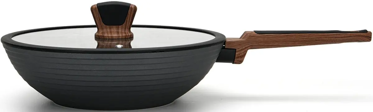 Сковорода-вок Fissman Diamond 14303 (Black)