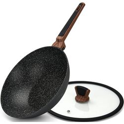 Сковорода-вок Fissman Diamond 14303 (Black) Thumb