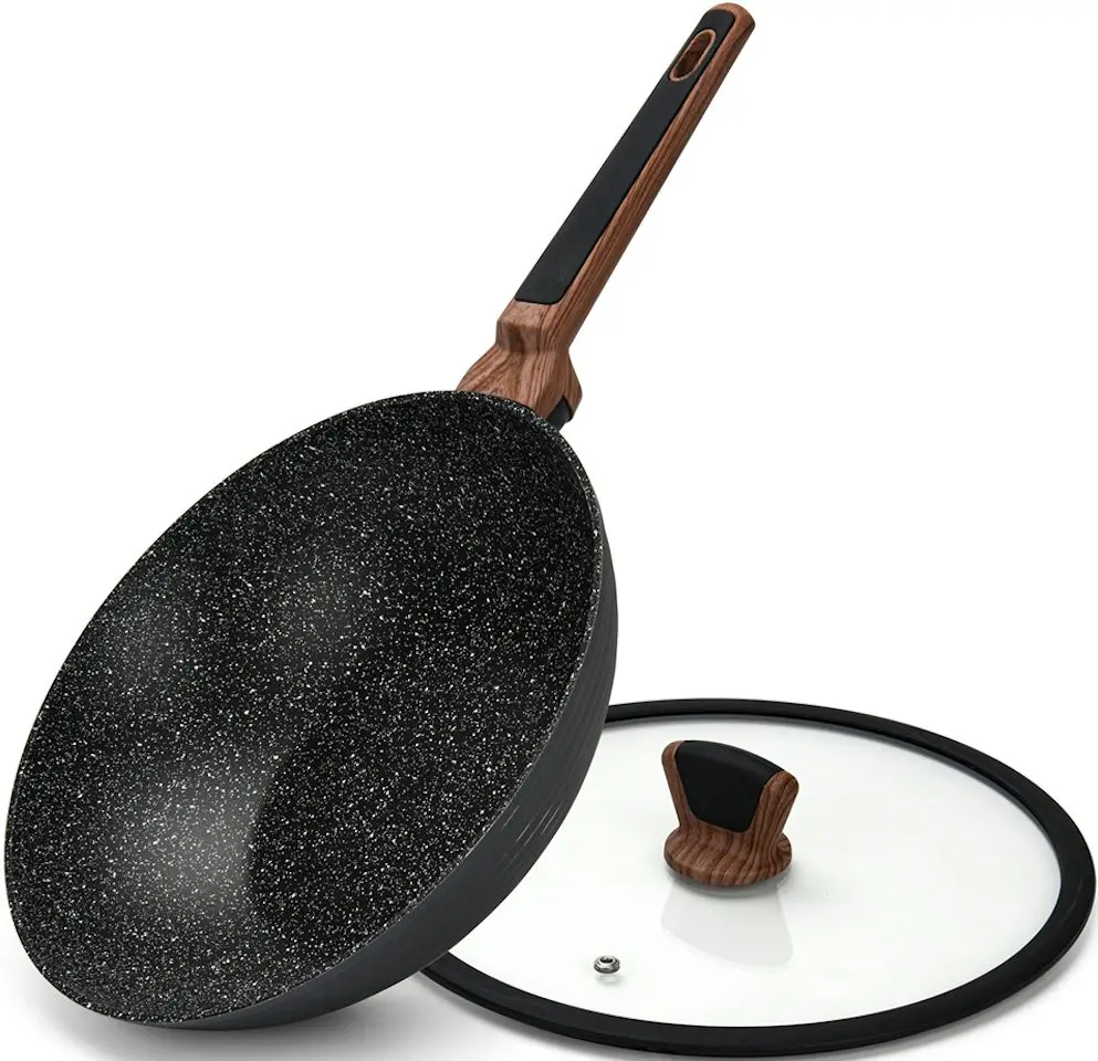 Сковорода-вок Fissman Diamond 14303 (Black)