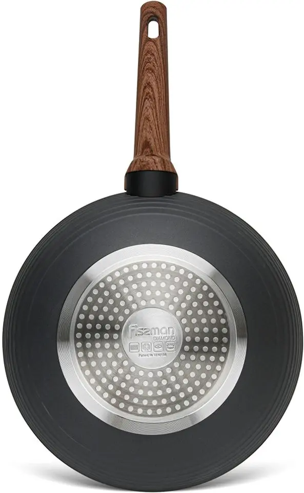 Сковорода-вок Fissman Diamond 14303 (Black)