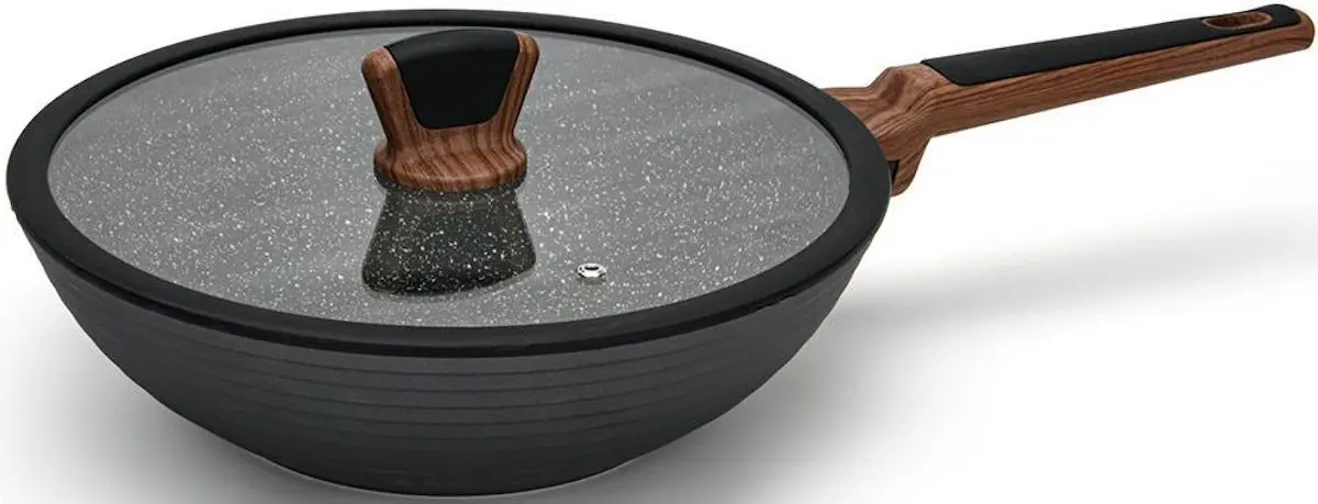 Сковорода-вок Fissman Diamond 14303 (Black)