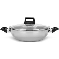 Сковорода-вок Fissman Iron Chef 5456 (Inox) Thumb