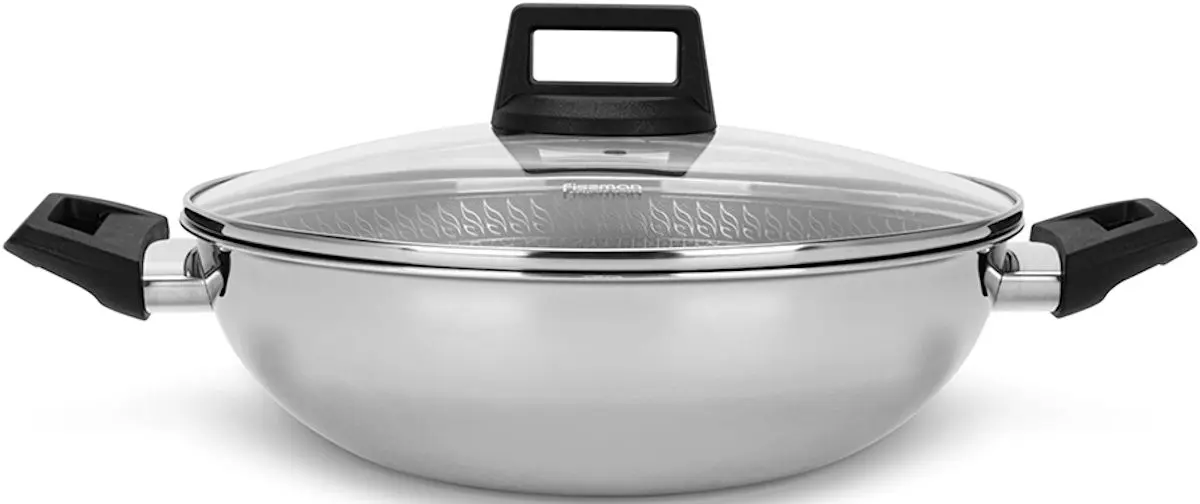 Сковорода-вок Fissman Iron Chef 5456 (Inox)