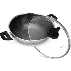 Сковорода-вок Fissman Iron Chef 5456 (Inox) Thumb