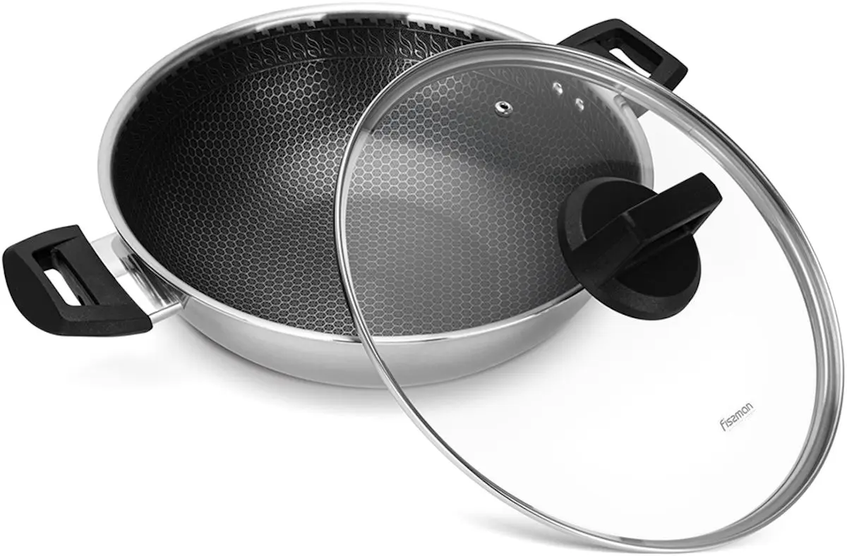 Сковорода-вок Fissman Iron Chef 5456 (Inox)