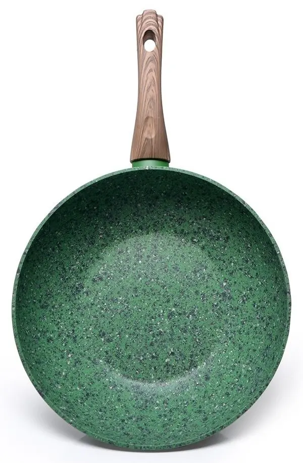Сковорода-вок Fissman Malachite 4315 (Green) - 2