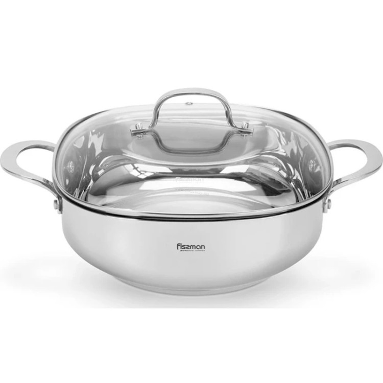 Сотейник Fissman Exclusive Pro 5543 26cm (Silver)