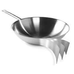 Сковорода Wok Hendi 839003 36cm (Inox) Thumb