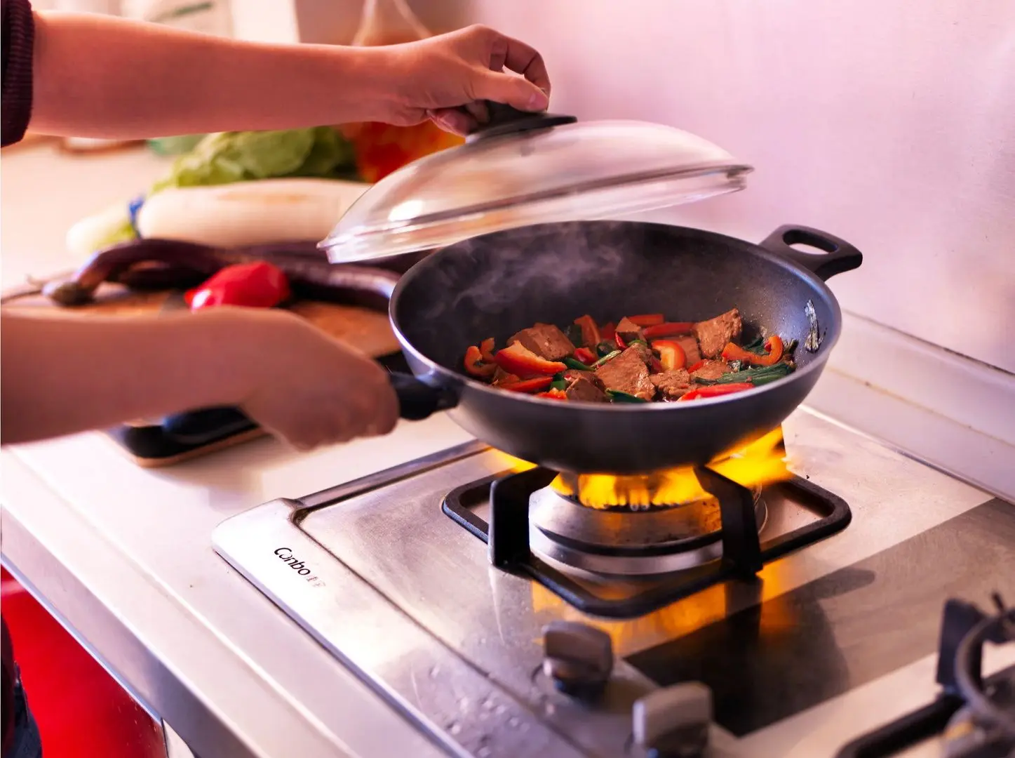 Tigaie cu capac Ikea Hemlagad 28cm (Negru) - 7