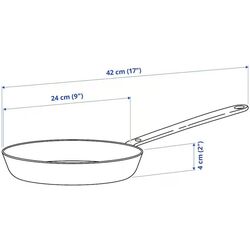 Tigaie Ikea Hemkomst 24cm (Inox) Thumb