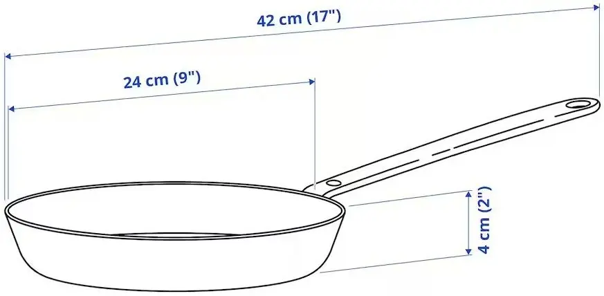 Tigaie Ikea Hemkomst 24cm (Inox) - 3