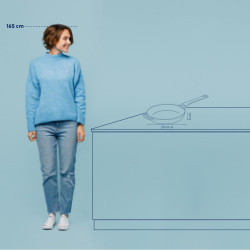 Tigaie Kela Calido 28cm (Light Grey) Thumb