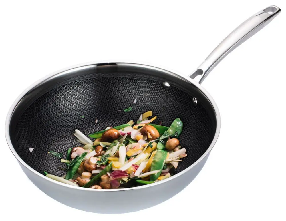 Tigaie Maestro Wok Mr-1224-30 (Inox) - 2